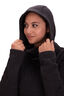 Macpac Women's Mahia Wool Blend Pullover, Charcoal Marle, hi-res
