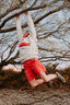 Macpac Kids' Winger Shorts, Mineral Red, hi-res
