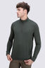 Macpac Men's Craigieburn Merino Blend Pullover, Kombu Green, hi-res