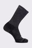 Macpac Merino Hiking Sock, Forged Iron/Dark Grey, hi-res