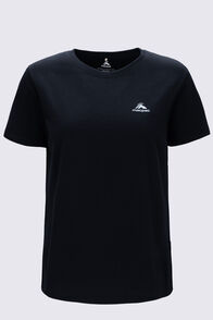 Macpac Women's Kahurangi NP Fairtrade Organic Cotton T-Shirt, Black, hi-res