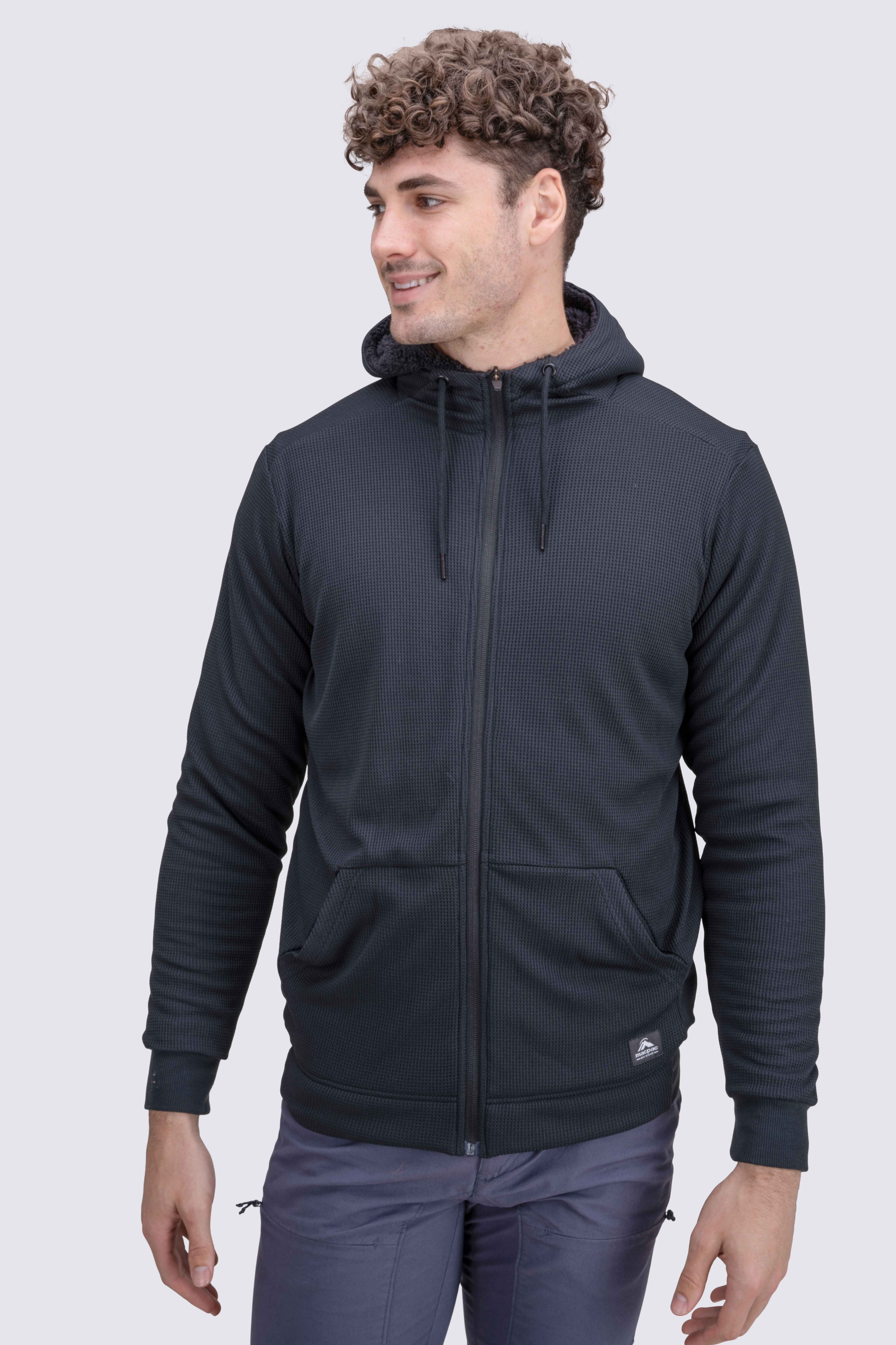 Macpac Men's Waffle Sherpa Hooded Jacket | Macpac