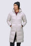 Macpac Women's Aurora Long Hooded Down Coat, French Oak, hi-res