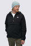 Macpac Men&rsquo;s Heritage Fleece-Lined Windbreaker, Black, hi-res