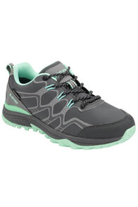 Hi-Tec Women's Stinger Low WP Hiking Shoes, Carbon/Dark Grey/Mint, hi-res