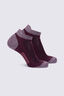 Macpac Trail Ankle Sock &mdash; 2 Pack, Fig/Raindrops, hi-res