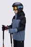 Macpac Kids' Spree Snow Jacket, Black/Bering Sea, hi-res