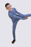Macpac Kids' 220 Merino Long Johns, Stonewash, hi-res