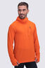 Macpac Men's Prothermal Hooded Fleece Top, Red Orange, hi-res