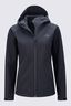 Macpac Women's Sabre Hooded Softshell Jacket, Black, hi-res