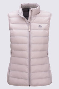 Macpac Women's Uber Light Down Vest ♺, Mushroom, hi-res