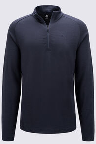 Macpac Men's Kauri 280 Merino Pullover, Black, hi-res