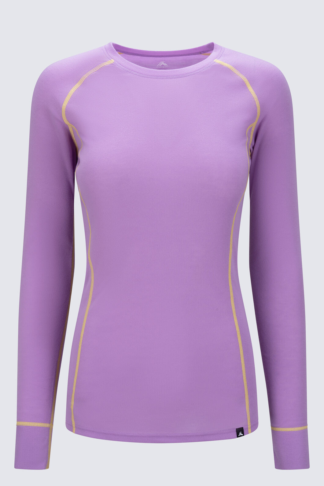 Macpac Women's Geothermal Long Sleeve Top, African Violet, hi-res