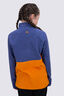Macpac Kids' Ruru Fleece Pullover, Skipper Blue/Marmalade, hi-res