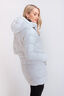 Macpac Women's Aurora Hooded Down Coat, Blanc de Blanc, hi-res