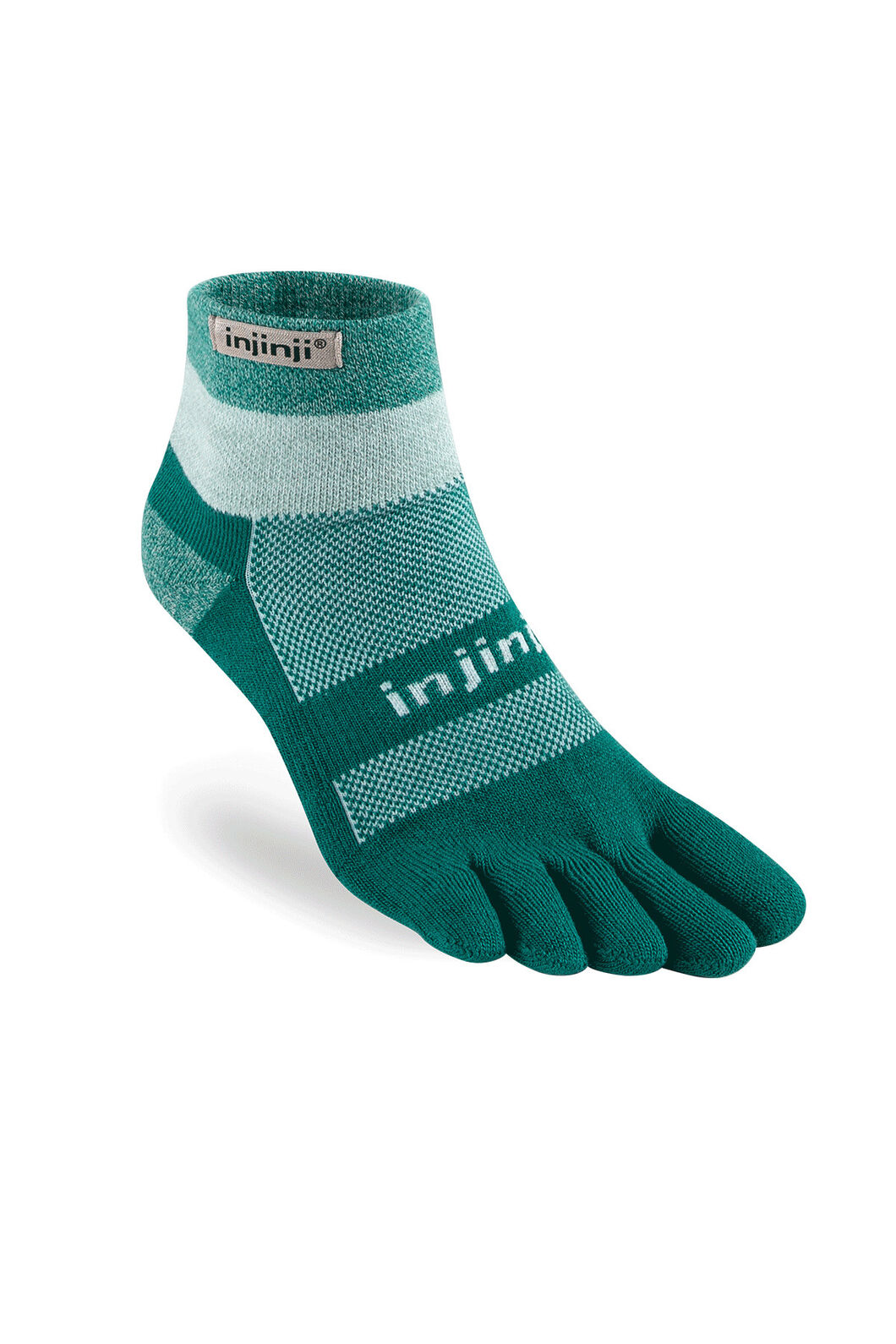 Injinji Trail Midweight Mini-Crew Toesock, Sagebrush, hi-res