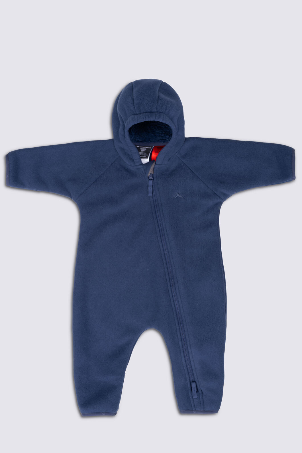 Macpac Baby Acorn Fleece Onesie, Navy Iris, hi-res