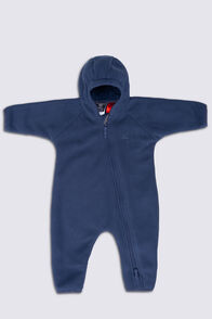 Macpac Baby Acorn Fleece Onesie, Navy Iris, hi-res