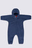 Macpac Baby Acorn Fleece Onesie, Navy Iris, hi-res