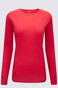 Macpac Women's Geothermal Long Sleeve Top, Lollipop, hi-res