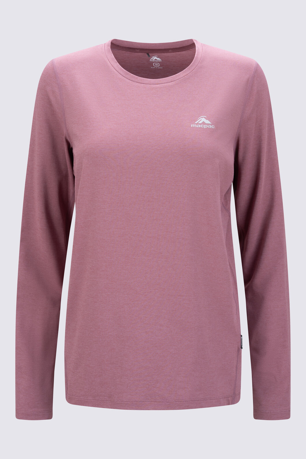 Macpac Women's brrr&deg; Long-Sleeve T-Shirt, Wistful Mauve, hi-res