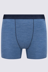 Macpac Men's 180 Merino Boxers, Blue Fin Marle, hi-res
