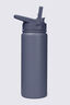 Macpac Insulated Wide Mouth Bottle with Straw Lid — 530ml, Slate Grey, hi-res