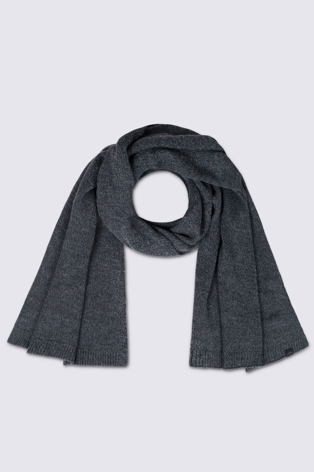 Macpac Benson Scarf, Black/Grey, hi-res