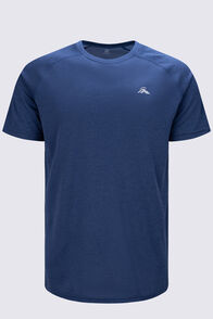 Macpac Men's Cass Short Sleeve T-Shirt, Oceana Marle, hi-res