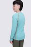 Macpac Kids' Geothermal Long Sleeve Top, Pool Blue, hi-res