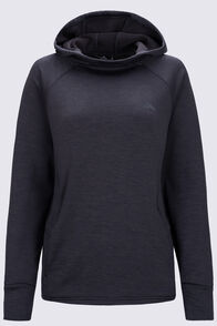 Macpac Women's Wayfarer Hoodie, Black, hi-res