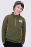 Macpac Kids' Heritage Fleece Pullover, Winter Moss/Dull Gold, hi-res