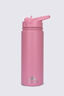 Macpac Insulated Wide Mouth Bottle with Straw Lid &mdash; 530ml, Mauveglow, hi-res