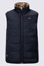 Macpac Kids' Pulsar Alpha Insulated Vest, Black/Glazed Ginger Print, hi-res