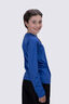 Macpac Kids' Cass Long-Sleeve T-Shirt, Dazzling Blue Marle, hi-res