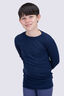 Macpac Kids' 220 Merino Long Sleeve Top, Naval Academy, hi-res