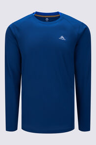 Macpac Men's Trail Long-Sleeve T-Shirt, Estate/Surf the Web, hi-res