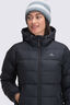 Macpac Women's Halo Hooded Down Jacket ♺, Black, hi-res