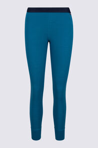 Macpac Women's 220 Merino Long Johns, Ocean Depths, hi-res