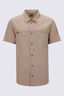 Macpac Men's Eastport Short-Sleeve Shirt, Sand, hi-res