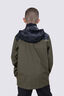 Macpac Kids' Pack-It Jacket, Black/Grape Leaf, hi-res