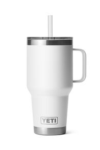 YETI® Rambler® Mug with Straw Cap — 35 oz, White, hi-res
