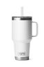 YETI® Rambler® Mug with Straw Cap — 35 oz, White, hi-res