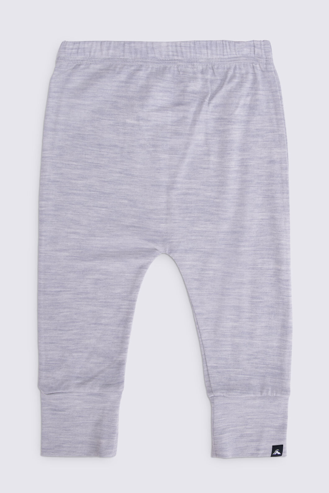 Macpac Baby 150 Merino Long Johns, Light Grey Marle, hi-res