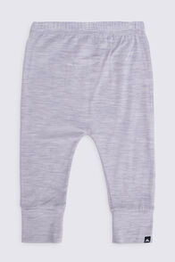 Macpac Baby 150 Merino Long Johns, Light Grey Marle, hi-res