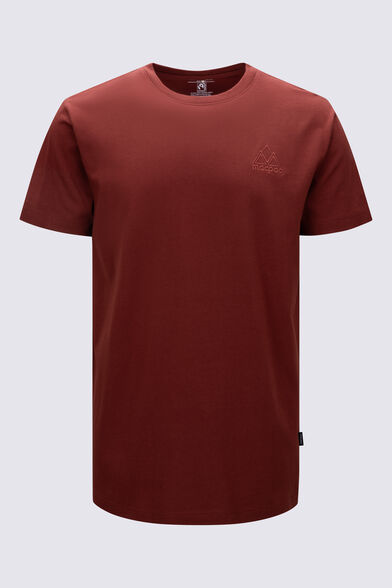 Macpac Men's Vintage Embroidered Fairtrade Organic Cotton Short Sleeve T-Shirt