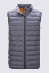 Macpac Men's Uber Light Down Vest ♺, SMOKED PEARL, hi-res