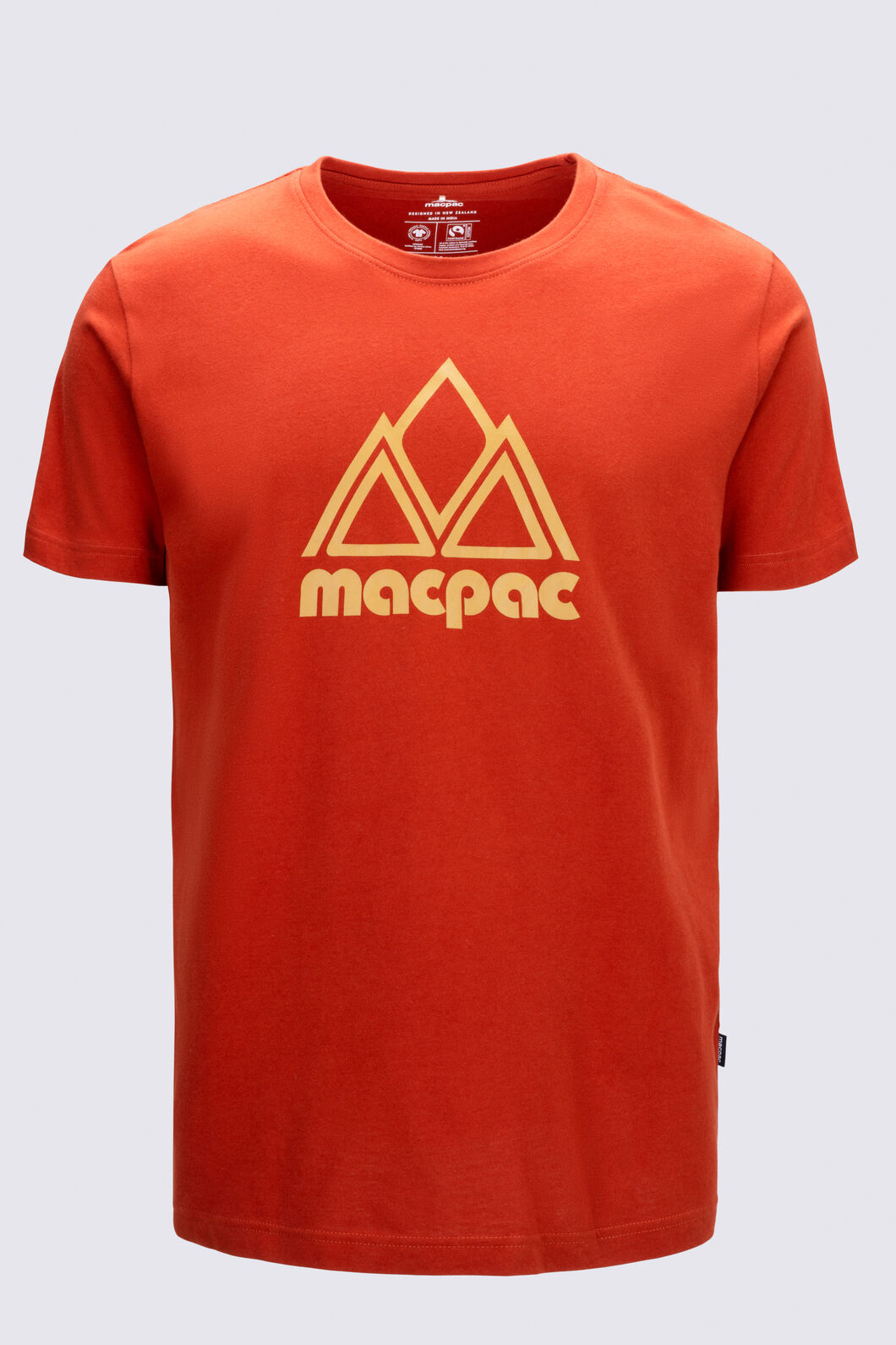 Macpac Men's Vintage Co T-Shirt, Picante, hi-res
