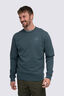 Macpac Men's Vintage Heavyweight Fairtrade Organic Cotton Crew, Dark Slate, hi-res