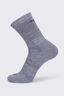 Macpac Footprint Sock V2, Grey Marle, hi-res